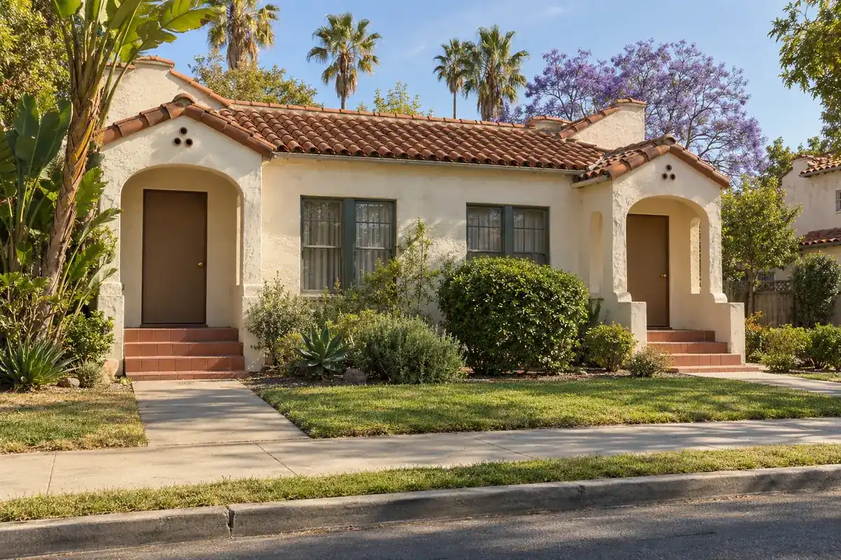 A two-unit rental house in Los Angeles